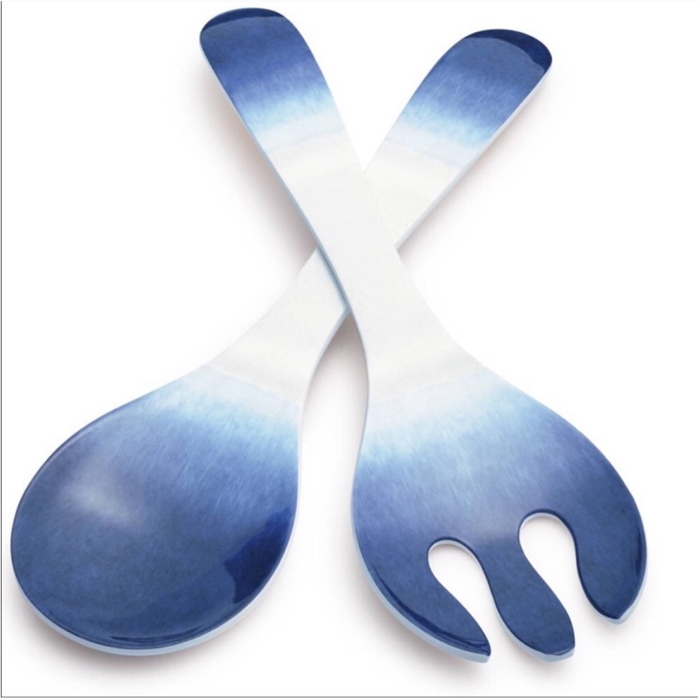 Sur La Table Blue Ombre Salad Servers